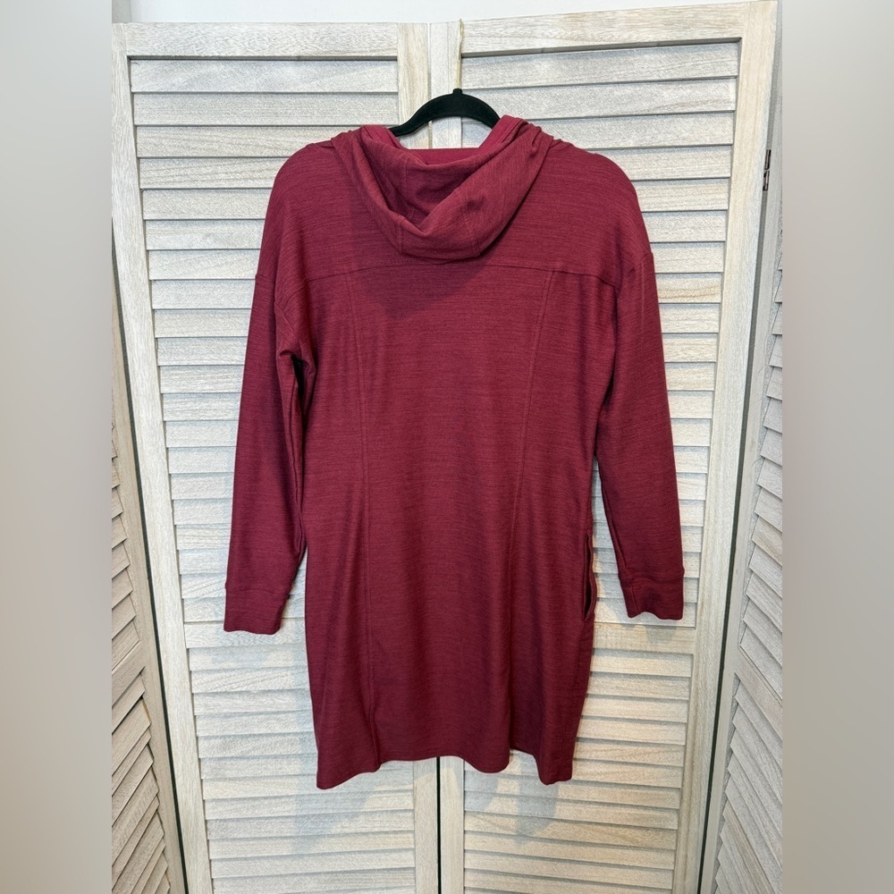 Toad&Co. Intermosso Hibernation Hooded Dress Women’s Size M - Picture 4 of 5